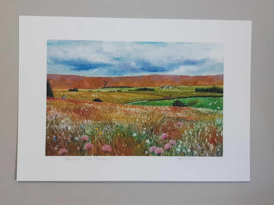 Bowland Hay Meadow Lancashire Wall Fine Art Print