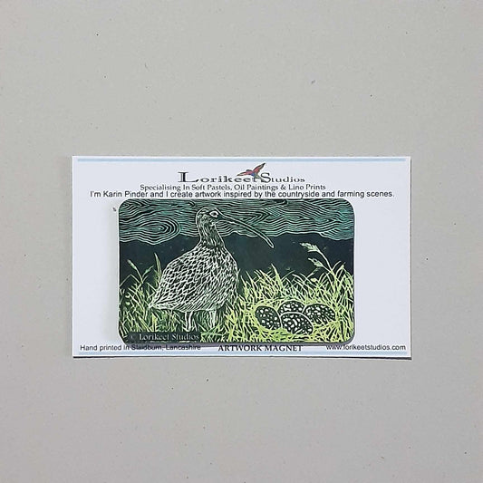 A Curlew's Nest Artwork Magnet