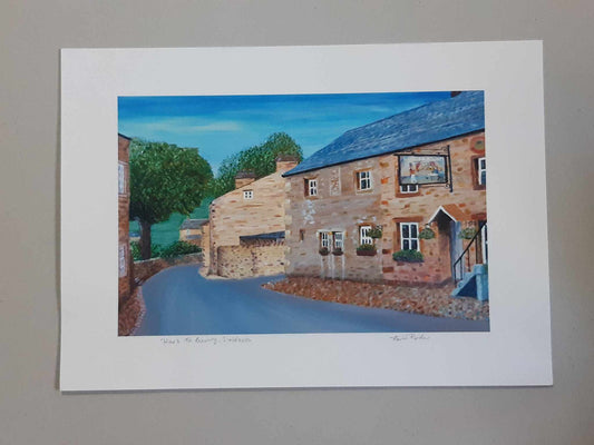 Hark To Bounty Inn Slaidburn Lancashire Wall Art Print