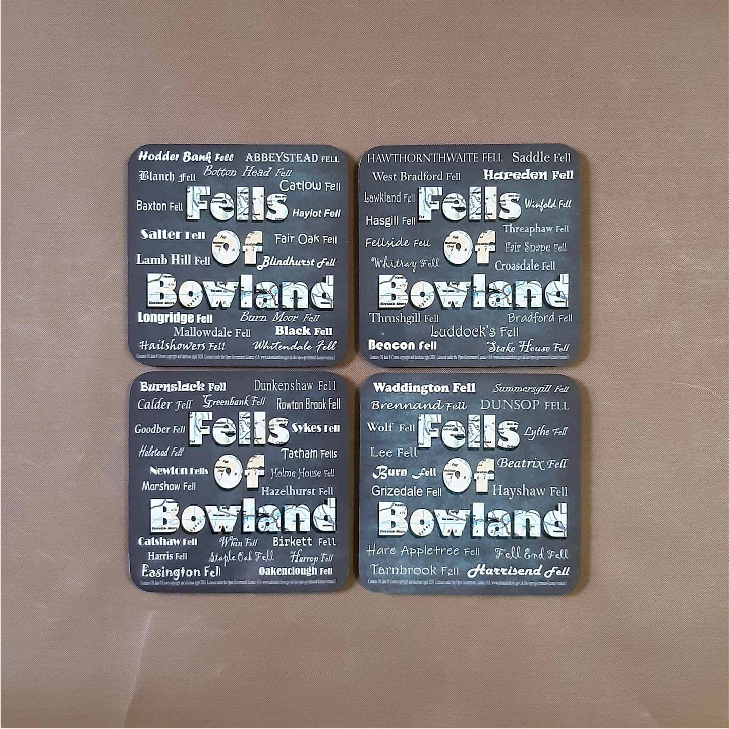 Fells Of Bowland Coaster Set Of Four