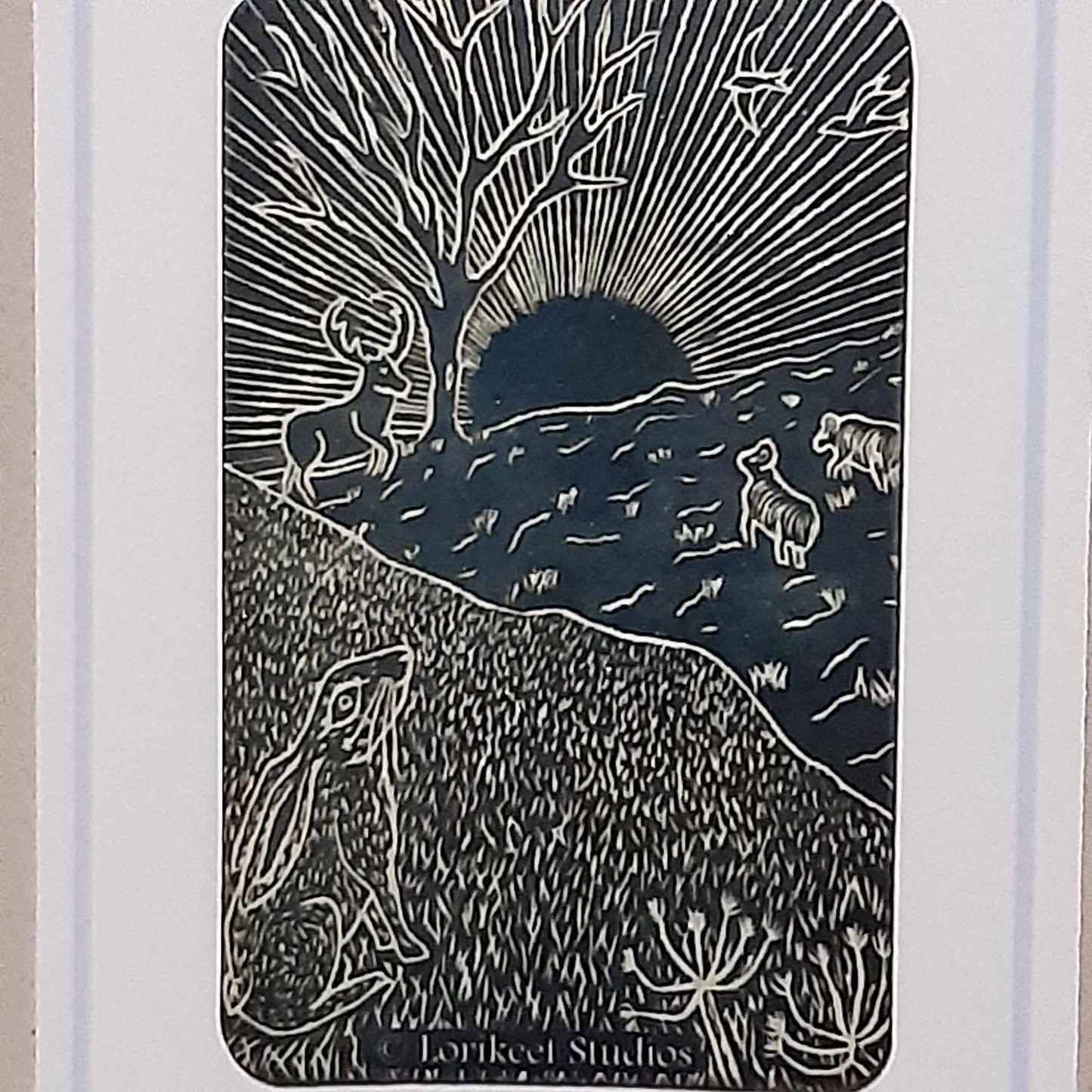 Sunrise Over The Fell Artwork Magnet