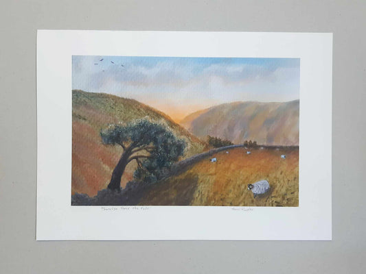 Morning Light Over The Fell Wall Art Print 2 Sizes